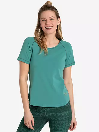 THE SPIRIT OF OM | Damen Yogashirt Raglan OM Herz | 
